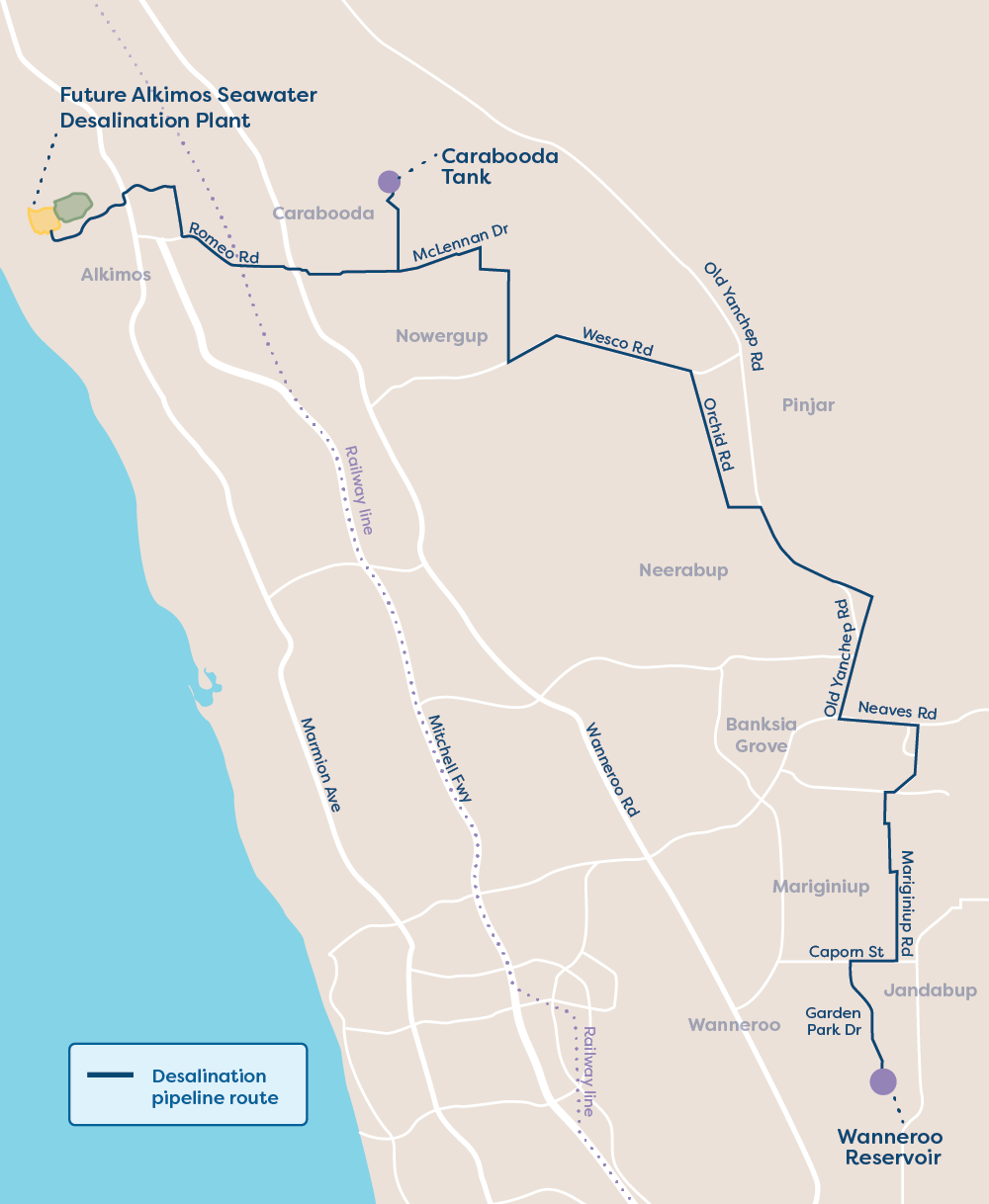 CW03601 ASDP trunk main - Customer friendly map - July 2024