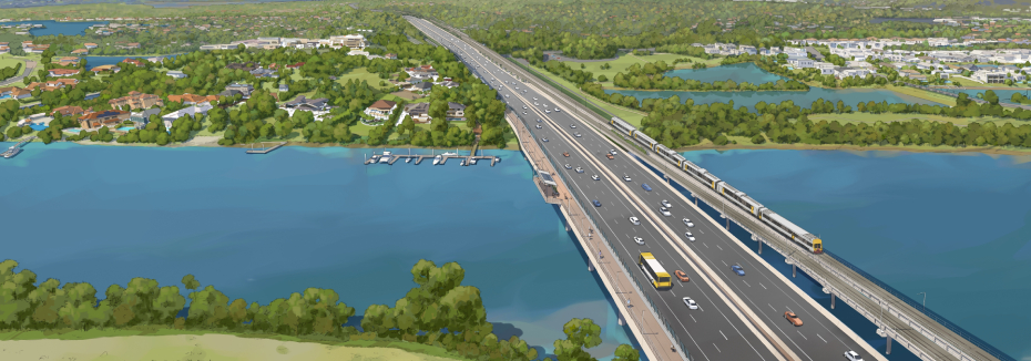 Coomera Connector Stage 1 (cr: QLD Department of Transport and Main Roads)