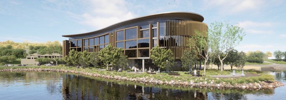 Kangaroo Bay Hotel artist impression (cr: TAS Government - State Planning Office)