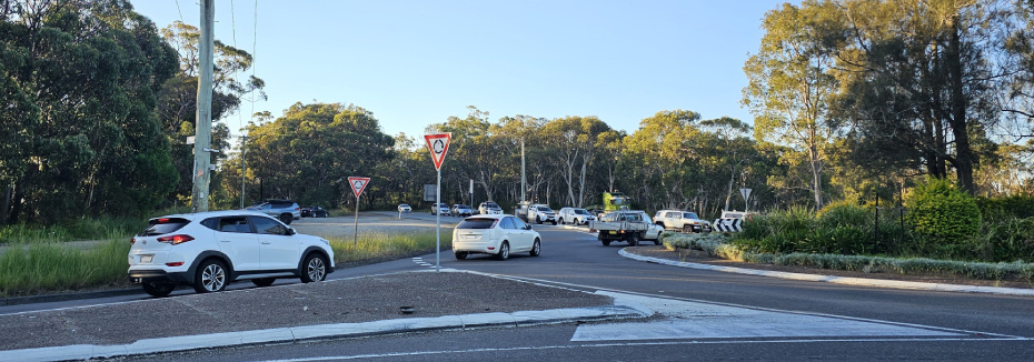 Mandalong Road and Freemans Drive intersection (cr: Transport for NSW)