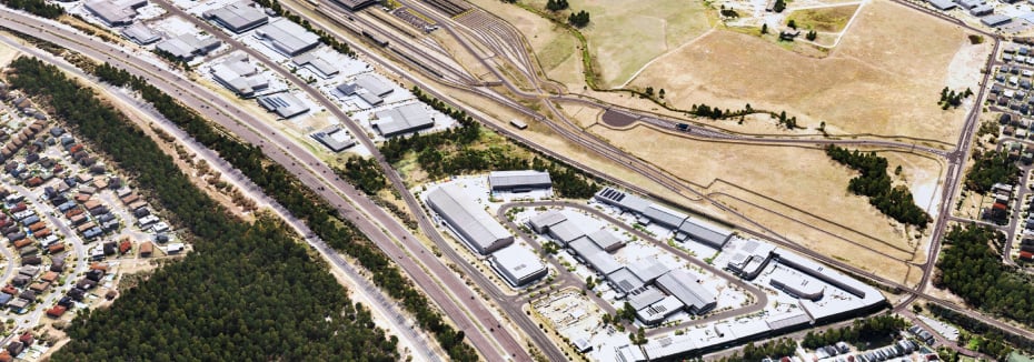 Initial design of the Ormeau rail facility (cr: Queensland Government)