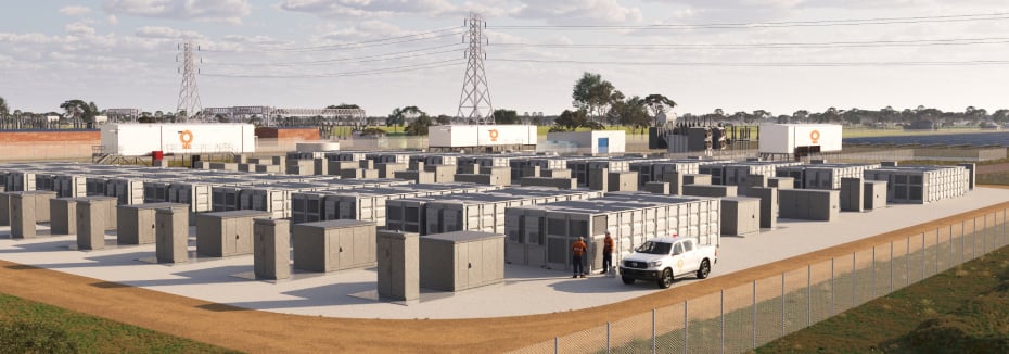 SEC Renewable Energy Park battery component (cr: State Electricity Commission)