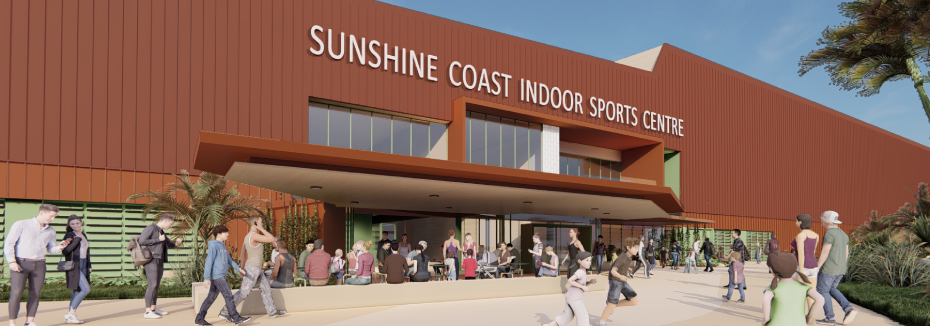 Sunshine Coast Indoor Sports Centre (cr: Queensland Government)
