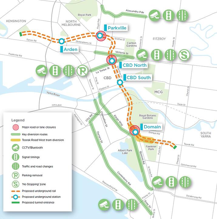 Melbourne prepares for Metro Tunnel with $25m worth of upgrades