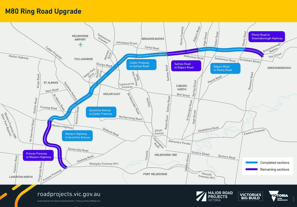 CPB Contractors wins $331m contract to deliver M80 Ring Road upgrade