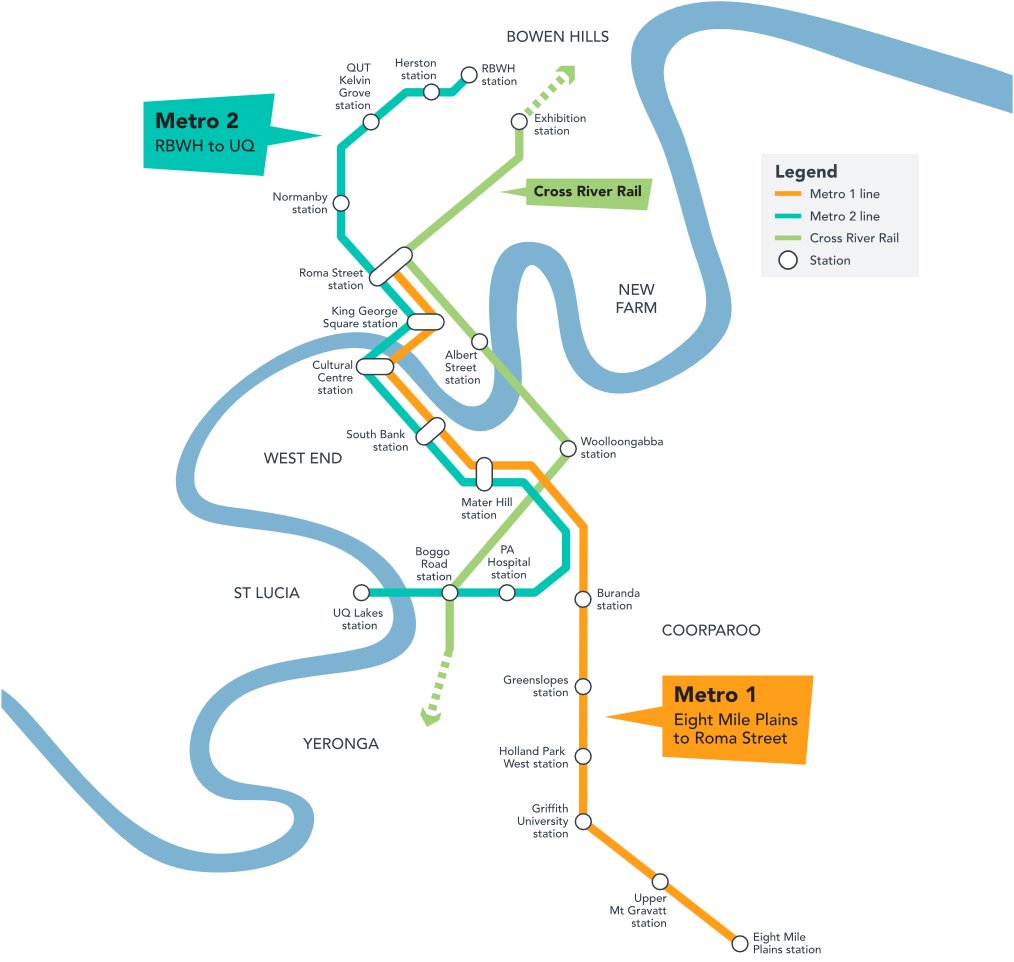 $944m Brisbane Metro begins work at South Brisbane site