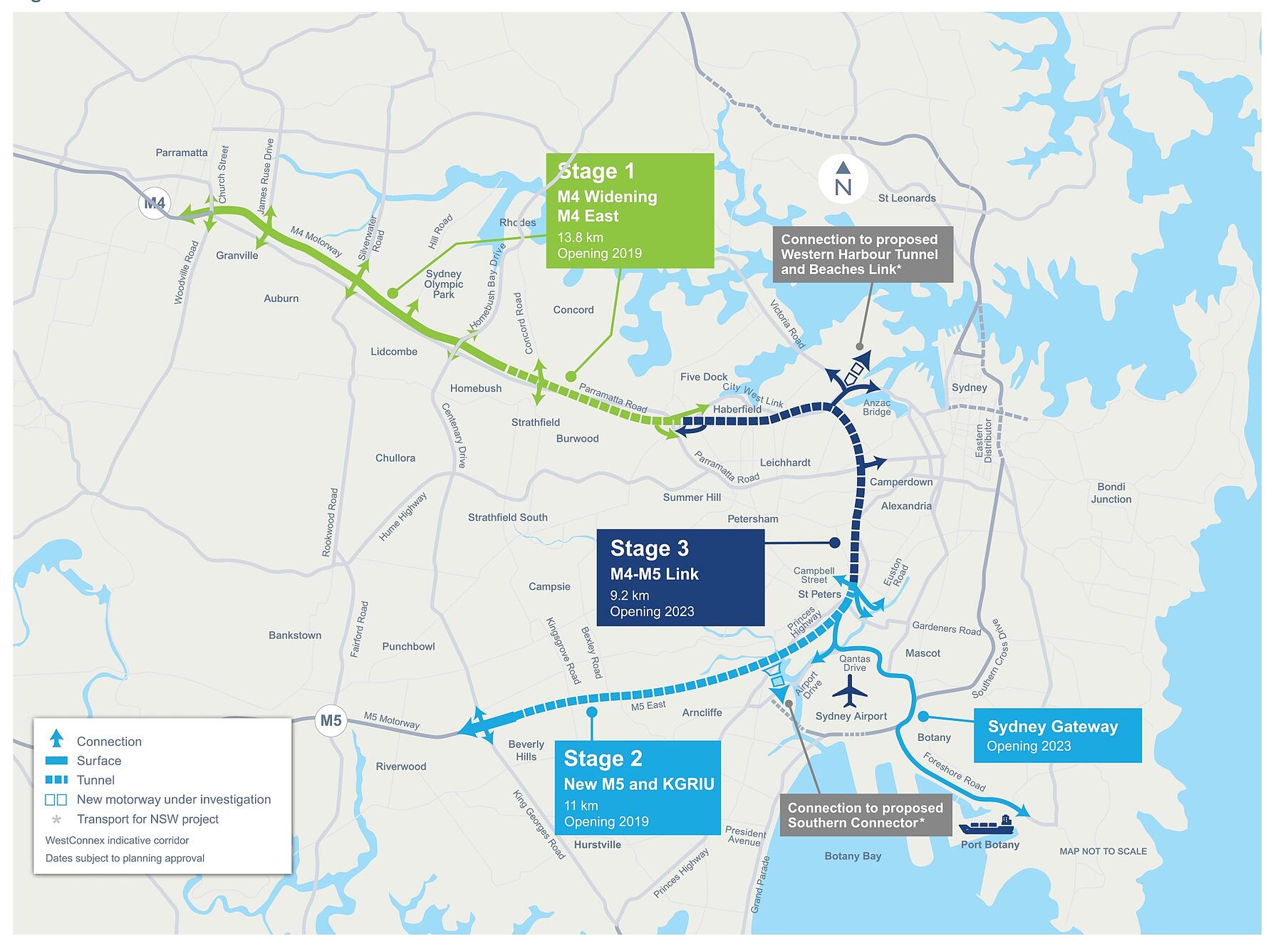 WestConnex Stage 3 (M4-M5 Link) planning underway